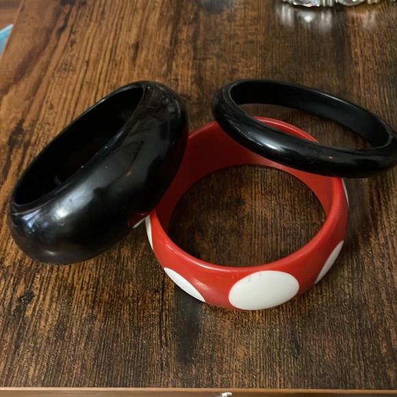 Vintage black bangle set - Picture 2 of 5